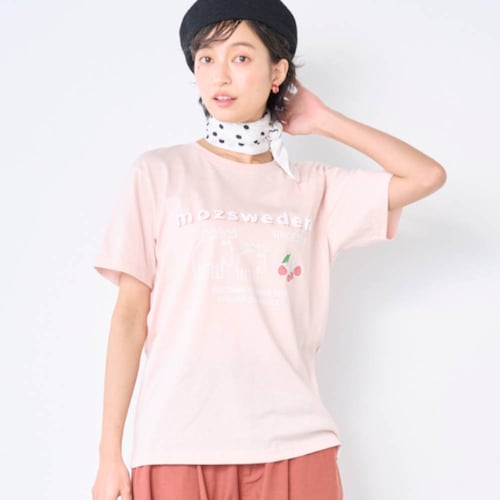 サクランボエルクレギュラーTシャツ