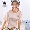 【モズ/moz】ボーダー風Tシャツ