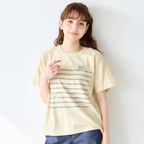 ボーダー風Tシャツ