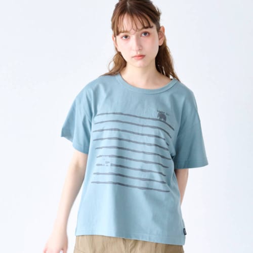 ボーダー風Tシャツ