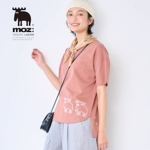 【モズ/moz】綿素材の接触冷感Tシャツ