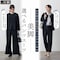 【特別価格】 たためて洗えるジャケット＆丈が選べるパンツセット【フォーマル・オフィス】