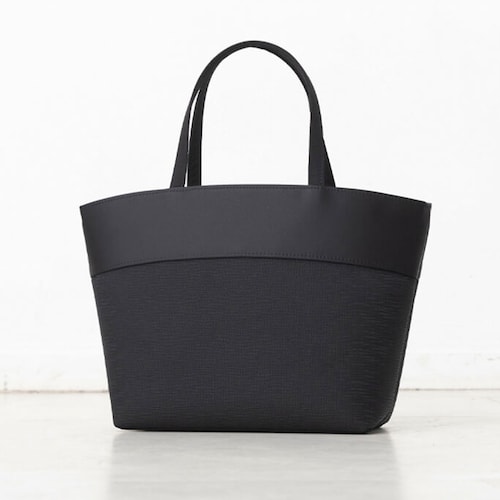 サテントリミングトートバッグ［日本製］