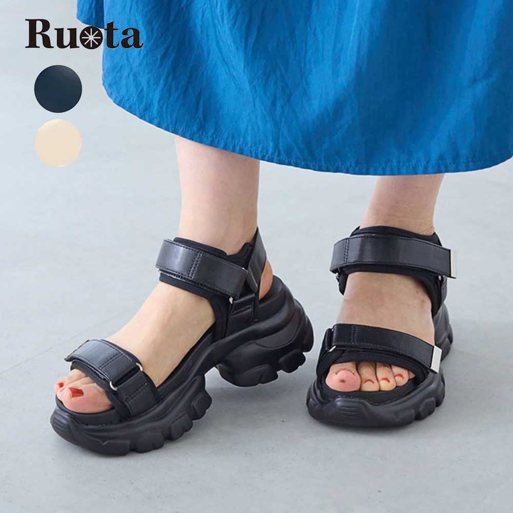 【ルオータ/Ruota】【6月19日セール追加】 ※厚底スポーティサンダル