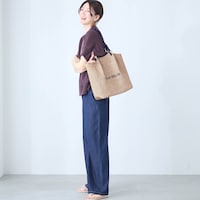 ベージュ×ネイビー使用