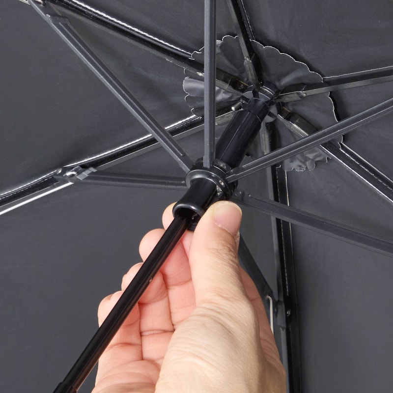 開閉ボタンは安全カバー付き