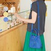 【クーコ/COOCO】シアー素材コンパクトトートバッグ(2WAY)