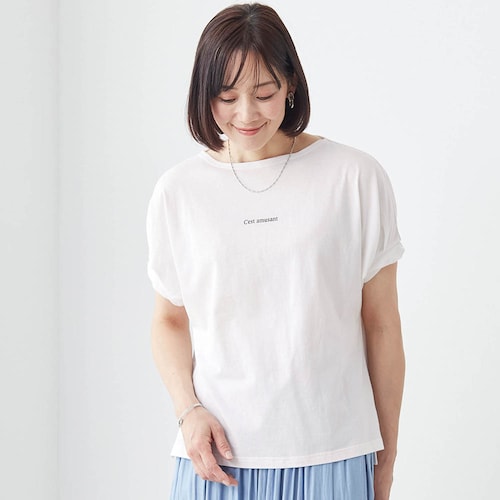 ツイストスリーブロゴＴシャツ【吸水速乾】