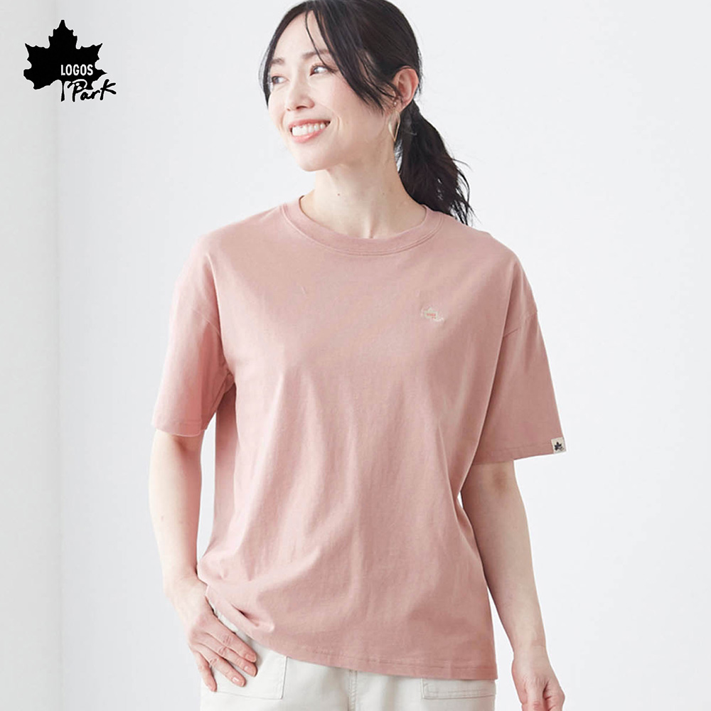 【ロゴス・パーク/LOGOS Park】ロゴ刺繍Tシャツ