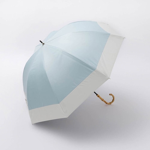晴雨兼用カラーブロック長傘【遮光】