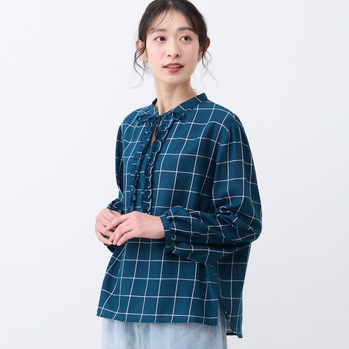 【4月17日セール追加】 フリルぽわん袖ブラウス