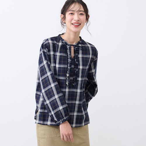 【4月17日セール追加】 フリルぽわん袖ブラウス