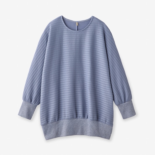 ラメポイントリブドルマンプルオーバー 【大きいサイズ】