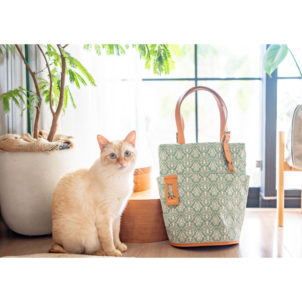 ダマスク柄バケットトート ダマスク柄バケットトート