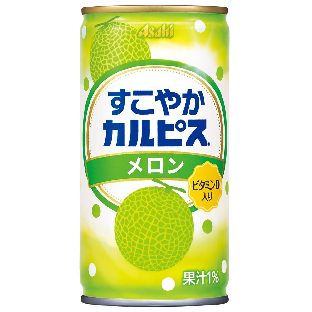 【フードロス対策】【50%OFF】【最終処分】 アサヒ飲料 すこやかカルピスメロン 190g×30本 (賞味期限2026年9月30日)