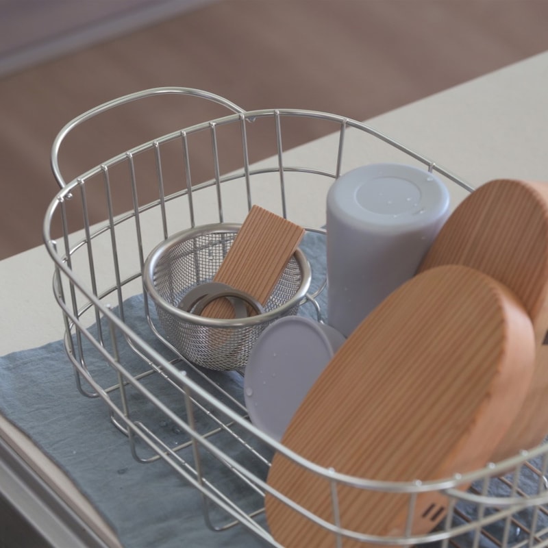 小物の水切りに(下ごしらえザル 9)