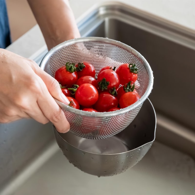 13サイズは、玉ねぎ1個分の水さらしにちょうどいいサイズ