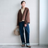 モデル身長168cm／M（エクリュ）