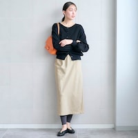 モデル身長168cm／M（エクリュ）