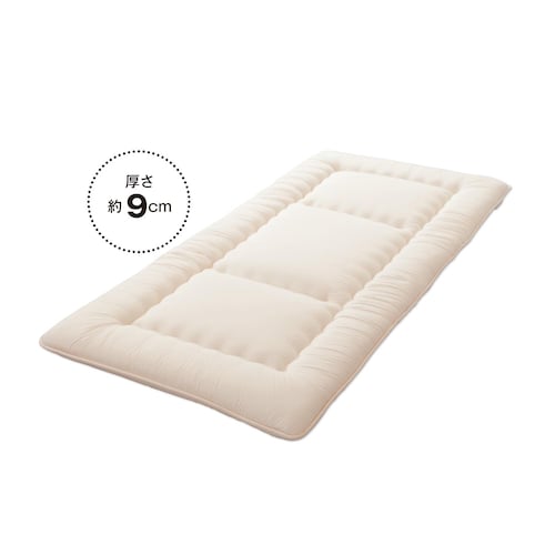 上げ下ろしがしやすいウレタン入り軽量敷布団