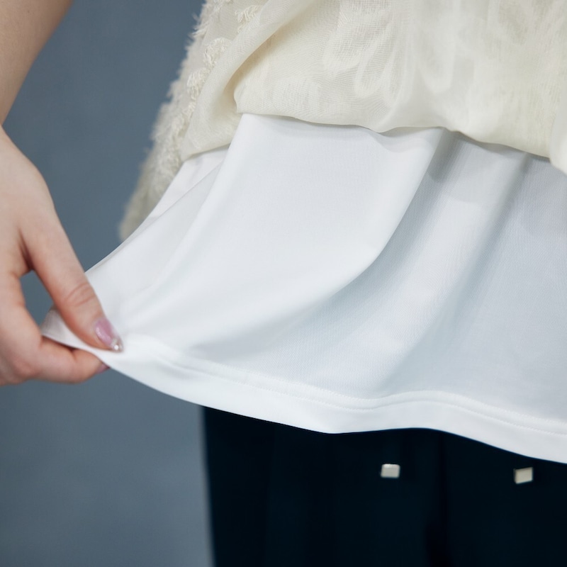 裏地付きなので着心地も快適