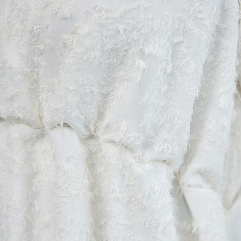 トレンド感のあるジャカード素材