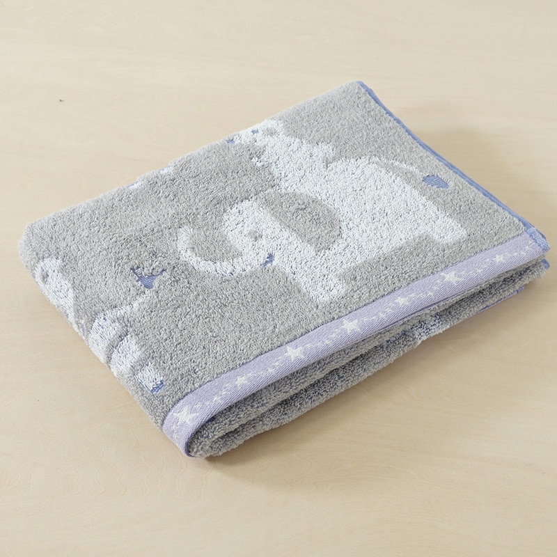 グレー/バスタオル