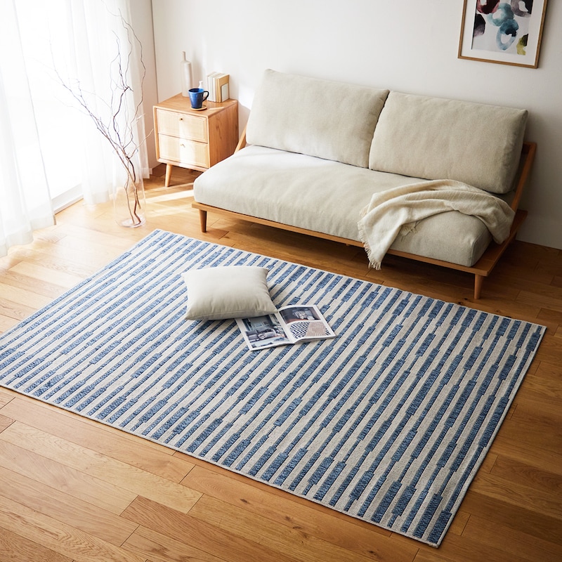 ブルー/約160×230cm