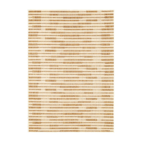 シンプルなストライプデザインのウィルトン織りラグ