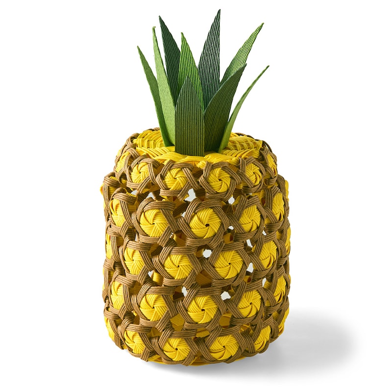 パイナップル●約12×12×13(高さ)cm(葉含まず)