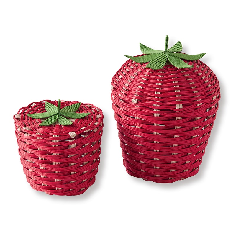 いちご(2個セット)●大:約10.5×10.5×11.5(高さ)cm(ヘタ、葉含まず)