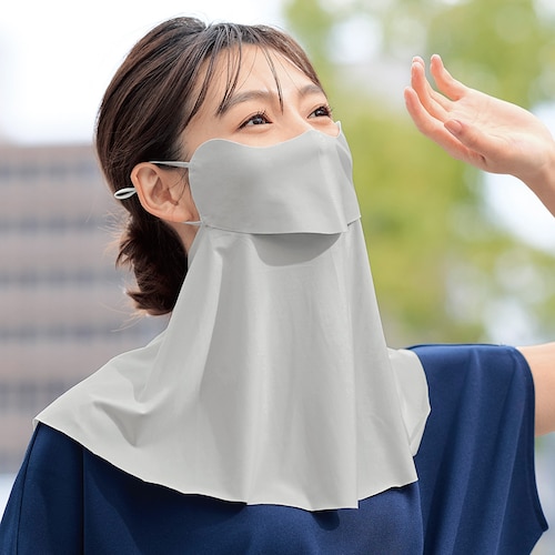 【定期お届け】 ひんやりUVカットフェイス＆ネックカバー ：2回シリーズ