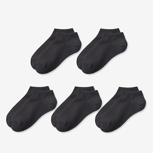 くつしたスニーカー丈5足組【消臭】
