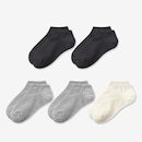 ３色セット（ブラック２足・杢グレー２足・ホワイト１足）