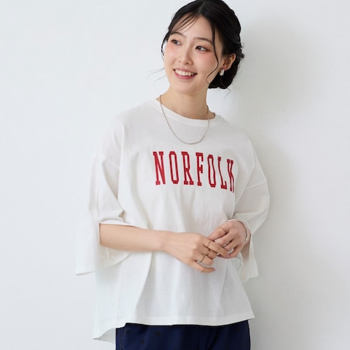 ロゴプリントカットソー