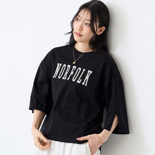 ロゴプリントカットソー