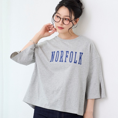 ロゴプリントカットソー