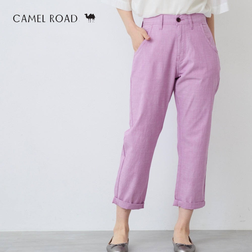 【キャメルロード/CAMEL ROAD】ロールアップクロップドパンツ