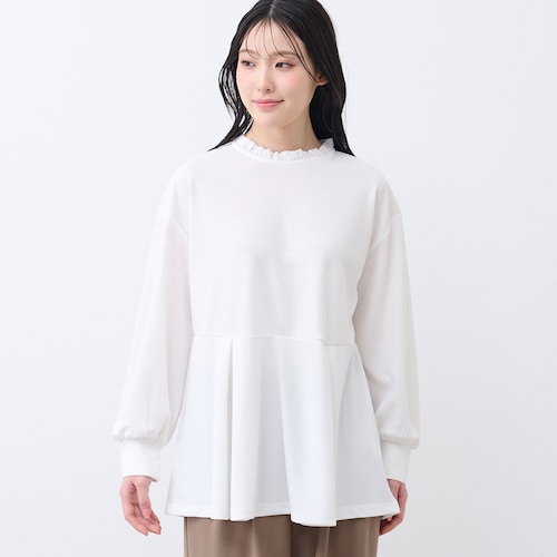 フリルペプラムチュニック