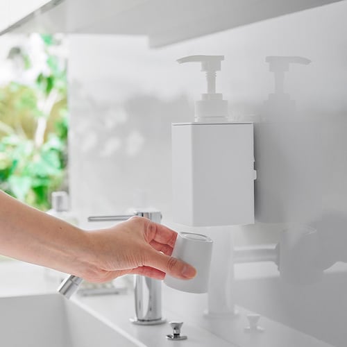 フィルムフックマウスウォッシュディスペンサー＆ミニタンブラー