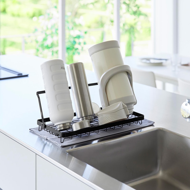 使いたい時にサッと出して水を切れる便利な水切りバスマット