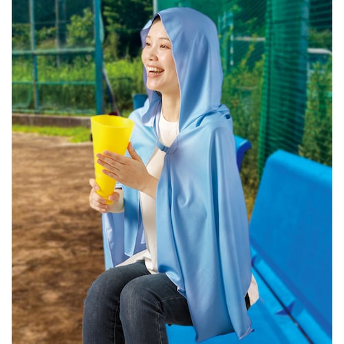 振ってひんやりマグピタ冷感ポンチョ