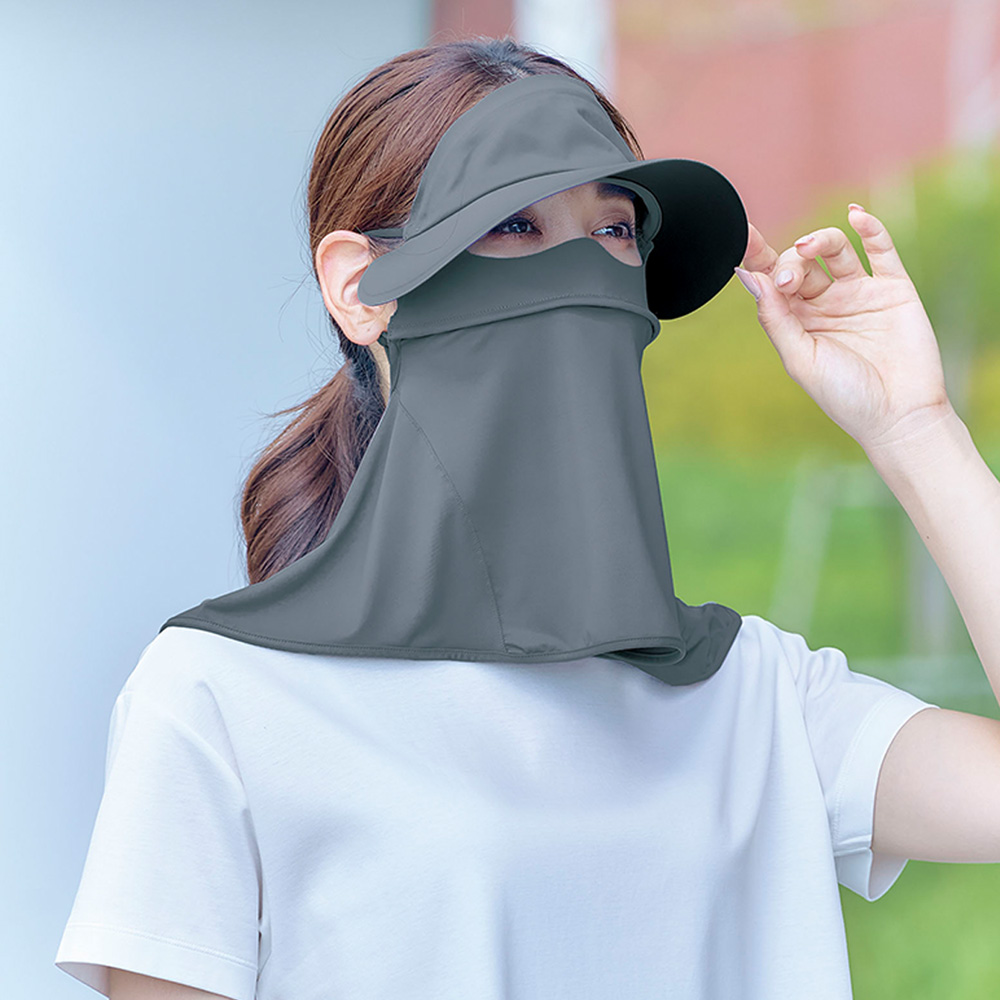 【サンブロックラボ/Sun Block LAB】サンブロックラボ爽壁バイザー付フェイスカバー