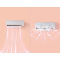 エアコンに付けるだけ。直撃風をやわらげる＆空気の循環に