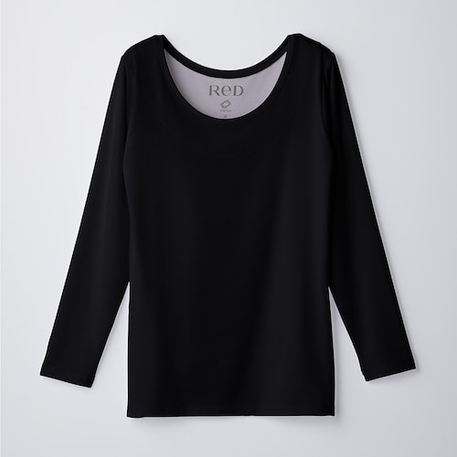 【女性用】Uネックインナー長袖 肩コリ改善 【一般医療機器／リカバリーウェア】