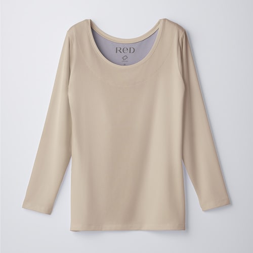 【女性用】Uネックインナー長袖 肩コリ改善 【一般医療機器／リカバリーウェア】