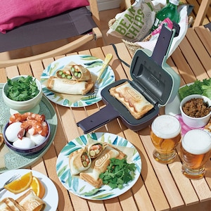 ベランピングに