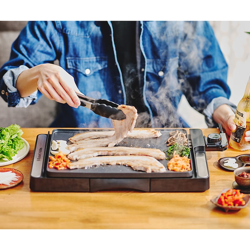 約２分でプレートの温度が約200℃以上に。スピーディ＆パワフル