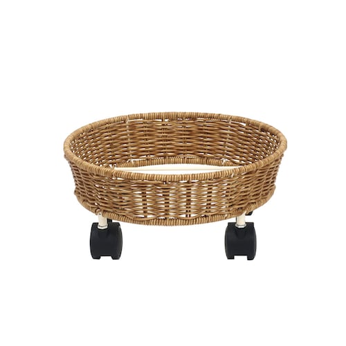 天然素材のようなラタン調プランターベース（S／L）