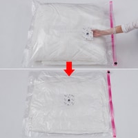 防カビ／乾燥剤を圧縮袋に一緒に入れるだけ